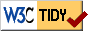 This web site is proud to pass testing in HTML Tidy.
