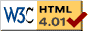 This web site is proud to use Valid HTML 4.01!
